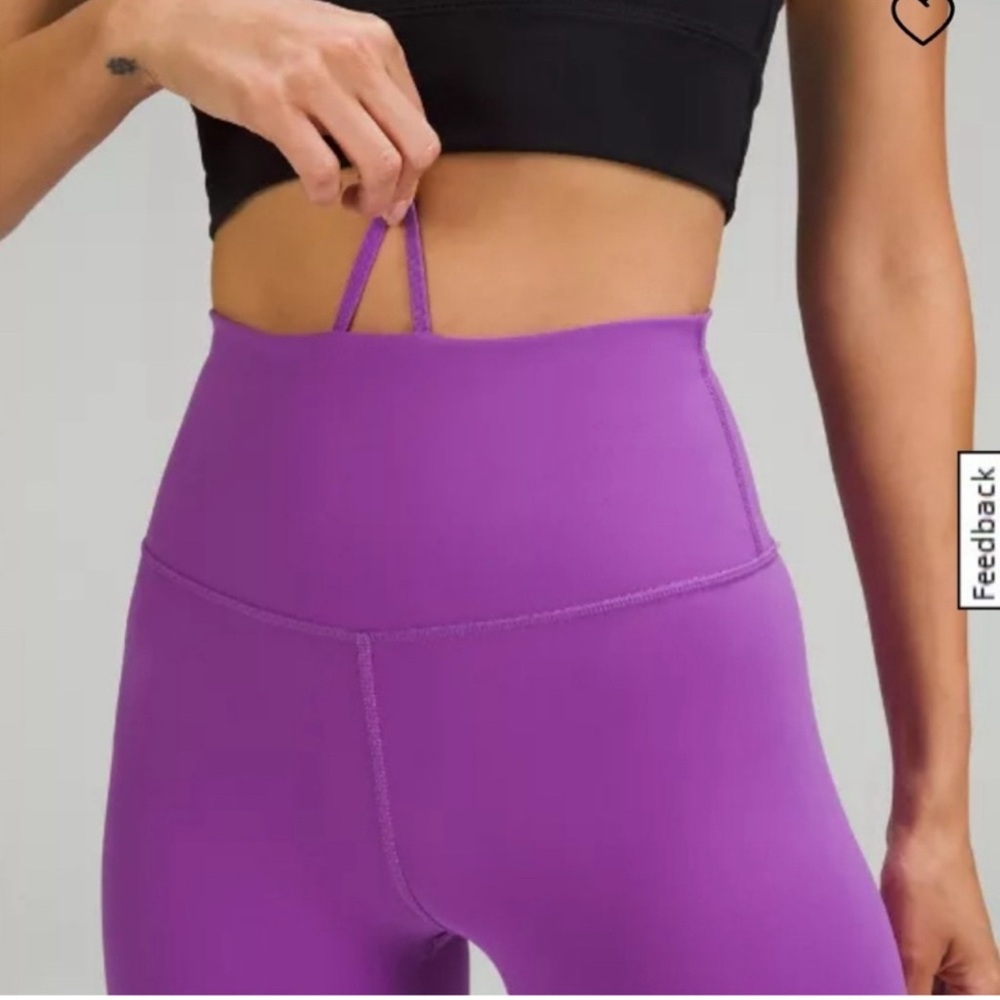 NWT Lululemon Wunder Train High-Rise Crop 23” Size 10 - Picture 3 of 11